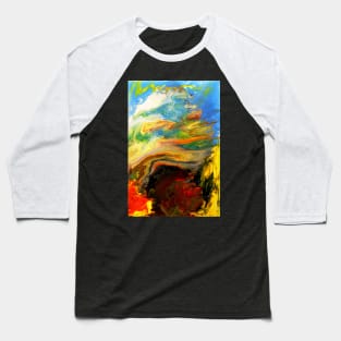 Abstraction game color Baseball T-Shirt